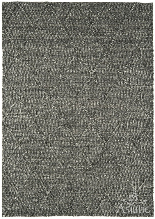 Katherine Carnaby Coast CD01 Diamond Charcoal Rug - Love-Rugs