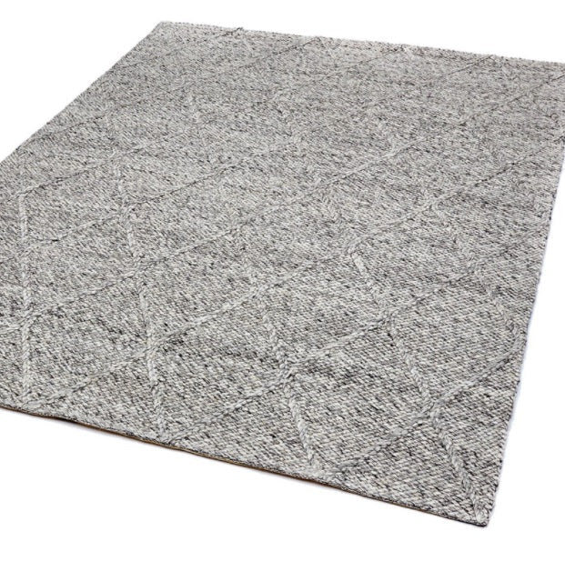 Katherine Carnaby Coast CD03 Diamond Grey Marl Rug – Love-Rugs