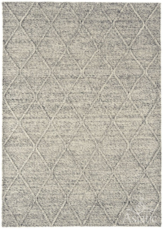 Katherine Carnaby Coast CD03 Diamond Grey Marl Rug - Love-Rugs