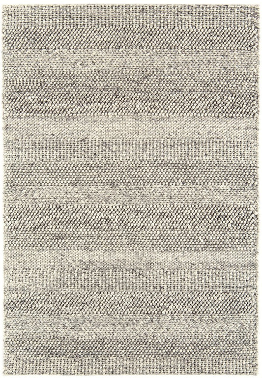 Katherine Carnaby Coast CS07 Grey Marl Stripe Rug - Love-Rugs