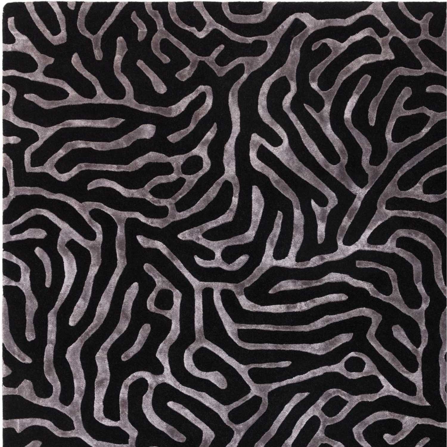 Katherine Carnaby Coral Gunmetal Rug - Love-Rugs