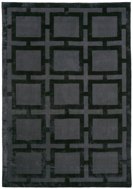 Katherine Carnaby Eaton Black Rug - Love-Rugs