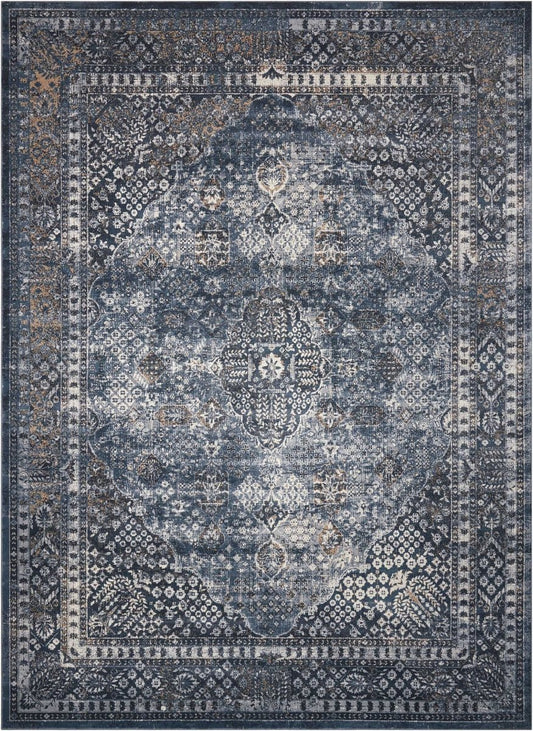 Kathy Ireland Malta MAI01 Navy Rug - Love-Rugs alternate image