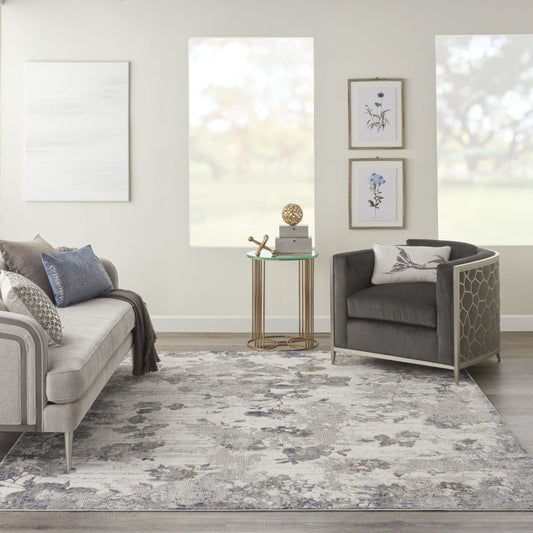 Kathy Ireland Royal Terrace KI40 Ivory / Grey Rug - Love-Rugs alternate image