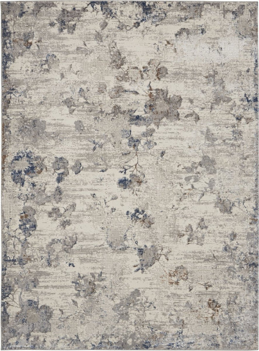 Kathy Ireland Royal Terrace KI40 Ivory / Grey Rug - Love-Rugs