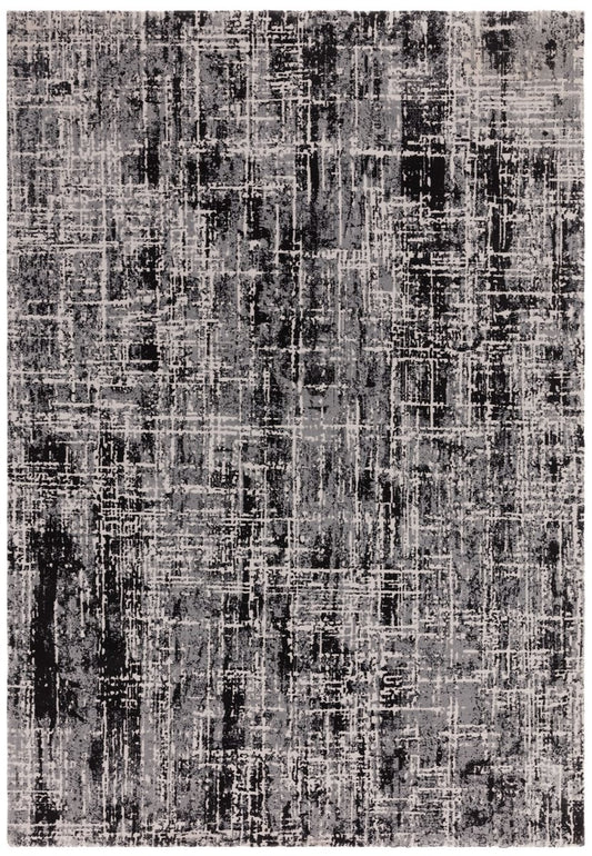 Kuza Abstract Black Rug - Love-Rugs