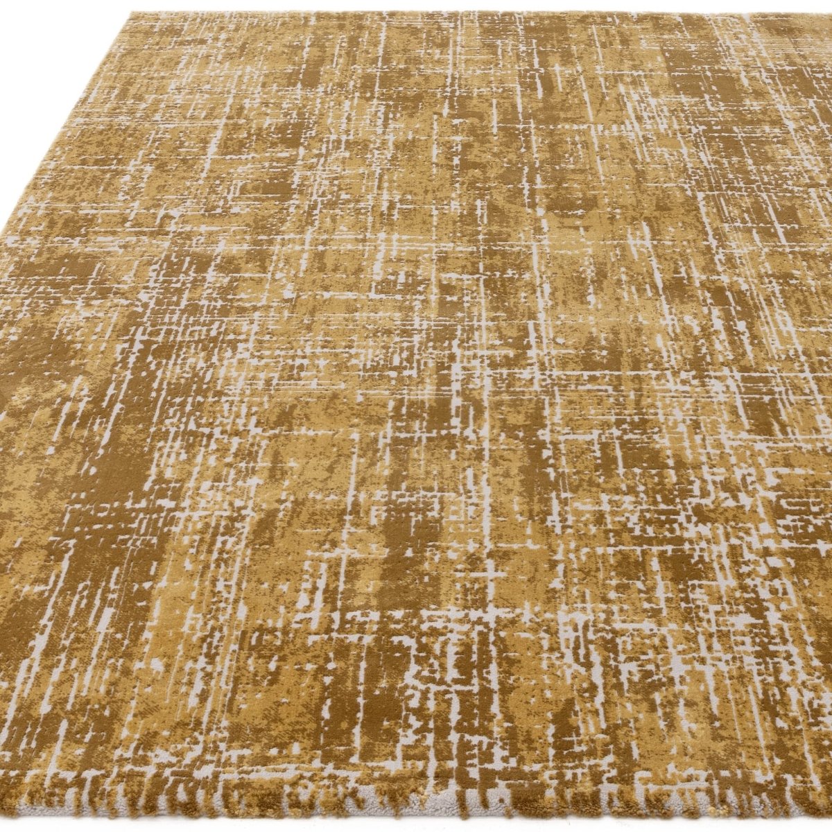 Kuza Abstract Gold Rug – Love-Rugs