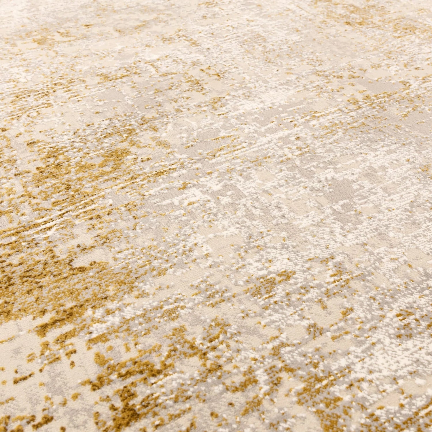 Kuza Borders Gold Runner Rug – Love-Rugs