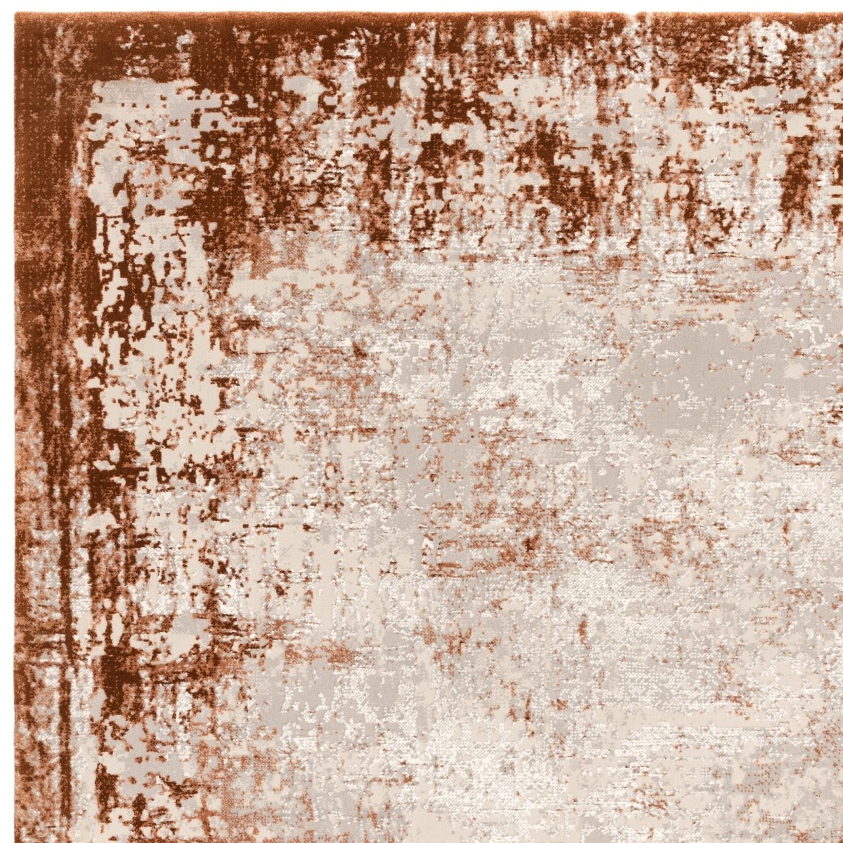 Kuza Borders Terracotta Rug – Love-Rugs
