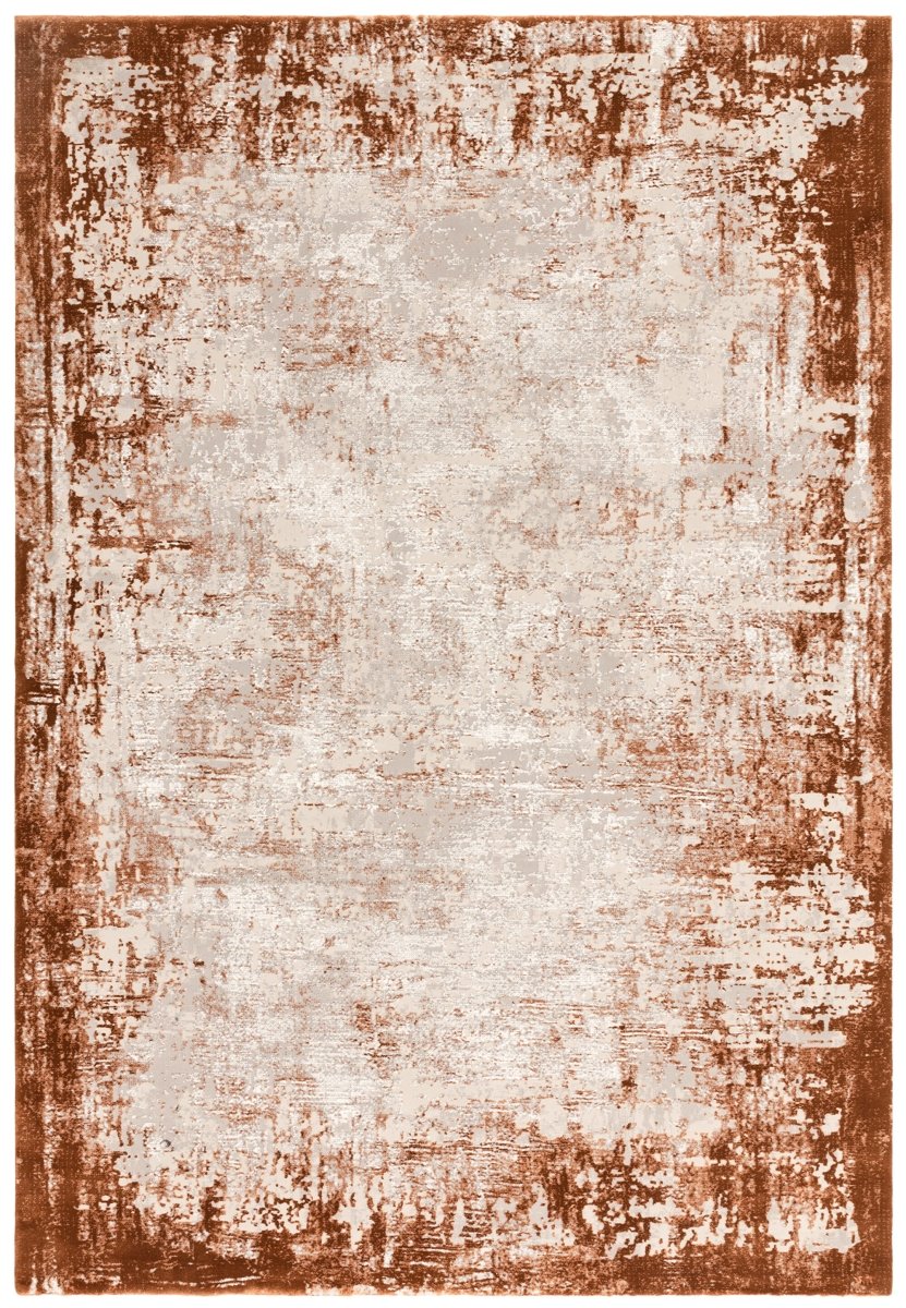 Kuza Borders Terracotta Rug – Love-Rugs
