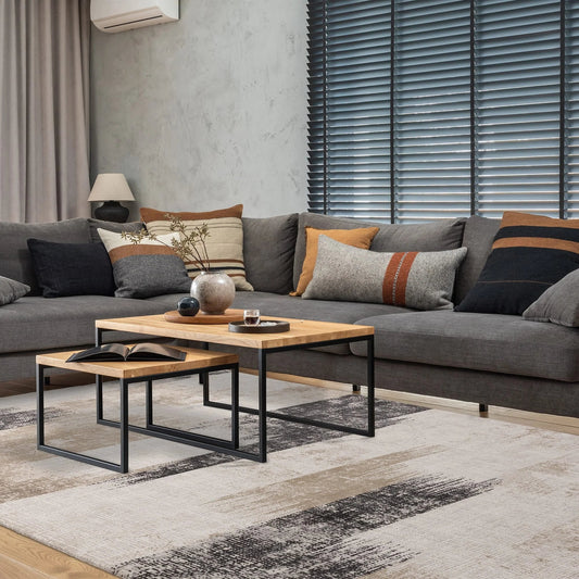 Kuza Lines Beige Rug - Love-Rugs alternate image