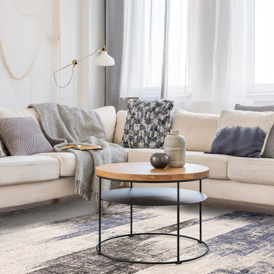 Kuza Lines Navy Rug - Love-Rugs alternate image