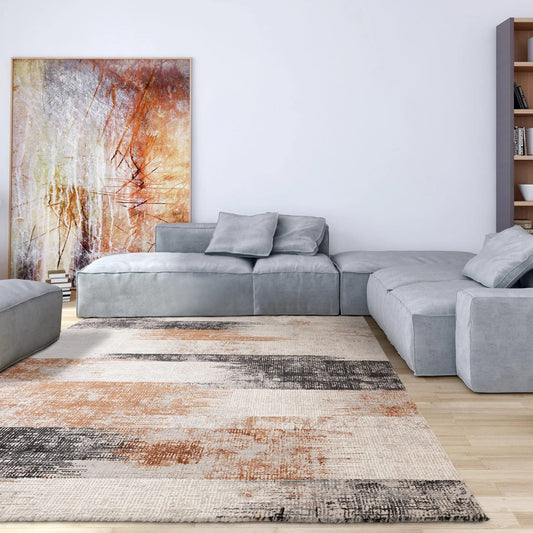 Kuza Lines Terracotta Rug - Love-Rugs alternate image