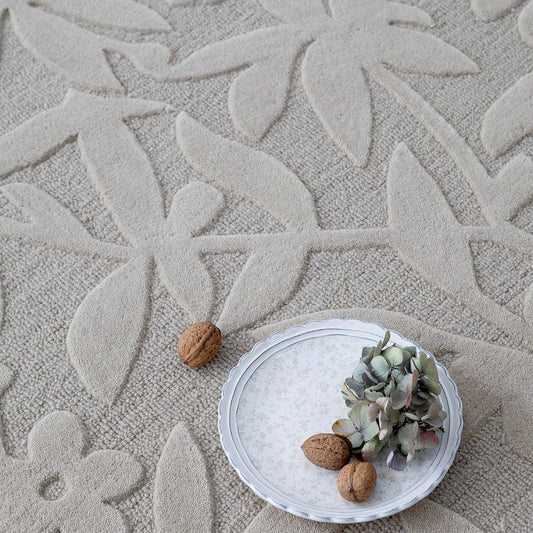 Laura Ashley Cleavers Natural 080901 Round Rug - Love-Rugs alternate image