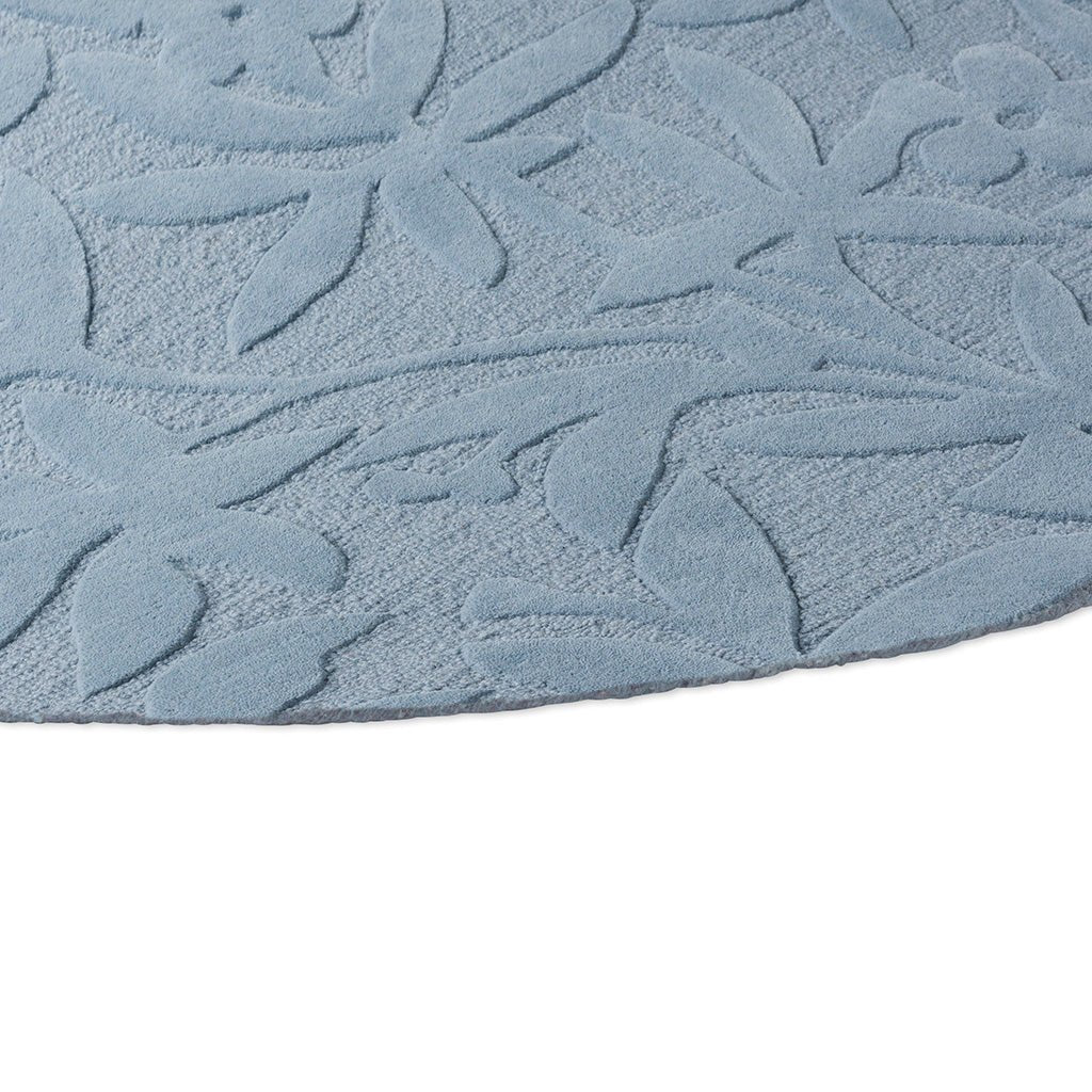 Laura Ashley Cleavers Seaspray 080908 Round Rug - Love-Rugs