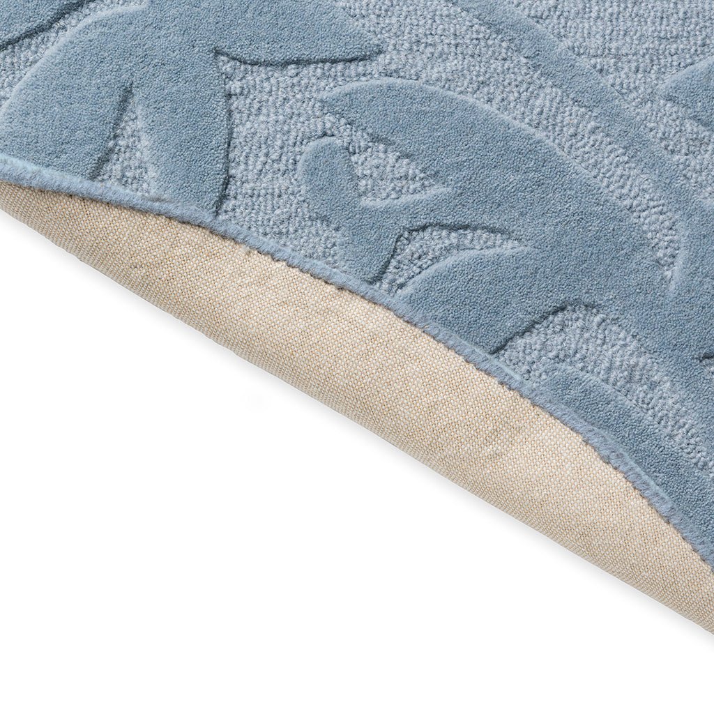 Laura Ashley Cleavers Seaspray 080908 Round Rug - Love-Rugs