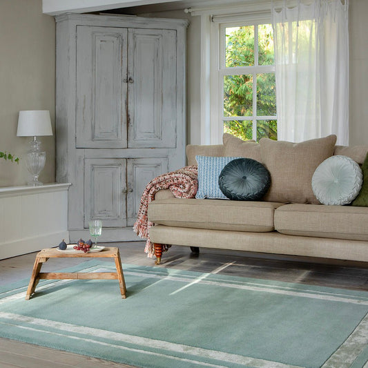Laura Ashley Redbrook Duck Egg 081807 Rug - Love-Rugs alternate image