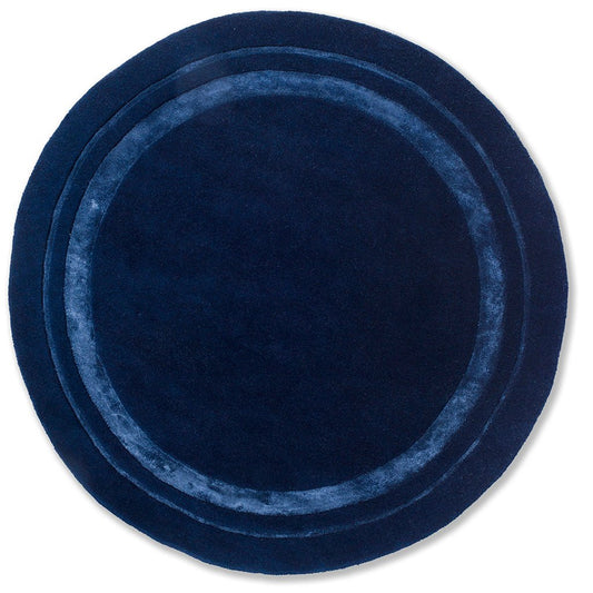 Laura Ashley Redbrook Midnight 081808 Round Rug - Love-Rugs