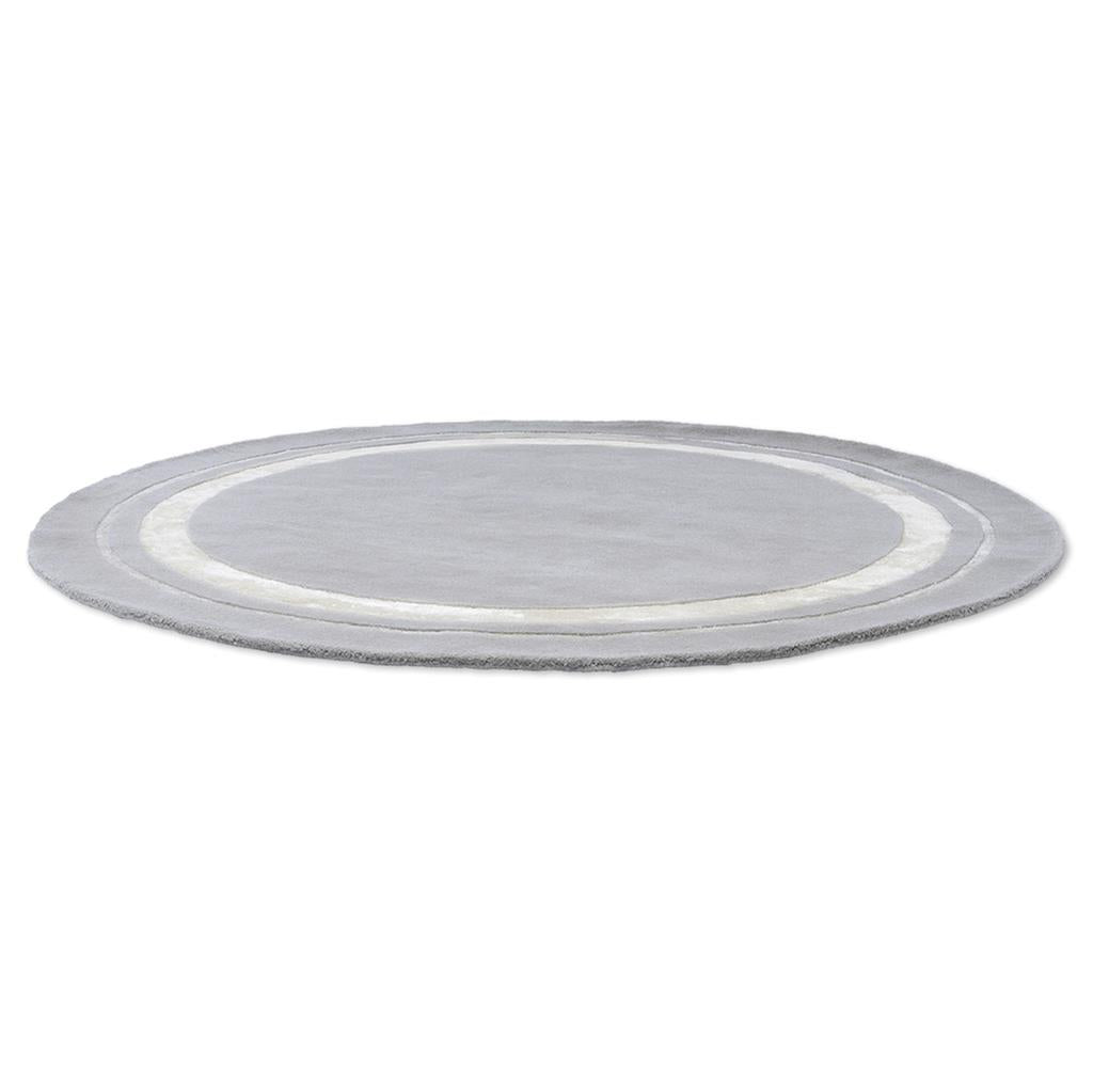 Laura Ashley Redbrook Silver 081804 Round Rug - Love-Rugs
