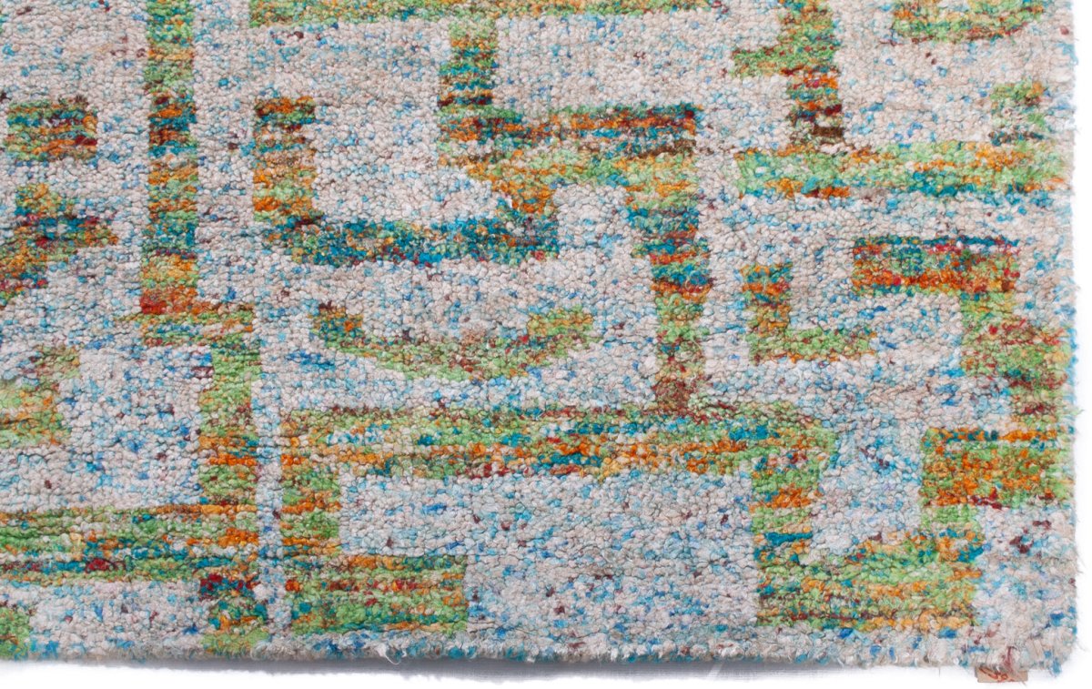 Light Blue-Green Maze Rug – Love-Rugs