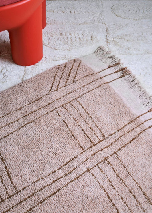 Lorena Canals Africa Woolable Shuka Dusty Pink Rug - Love-Rugs alternate image