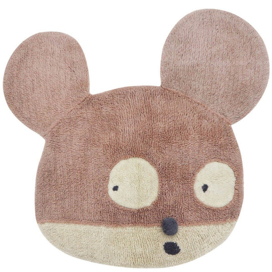 Lorena Canals Edgar Plans Woolable Miss Mighty Mouse Rug - Love-Rugs
