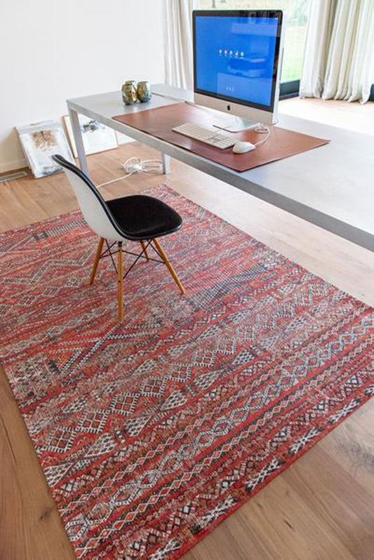 Louis De Poortere Antiquarian Kilim 9115 Fez Red Rug - Love-Rugs alternate image