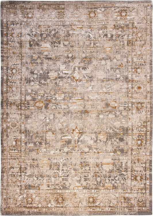 Louis De Poortere Antiquarian Ushak 8884 Suleiman Grey Rug - Love-Rugs