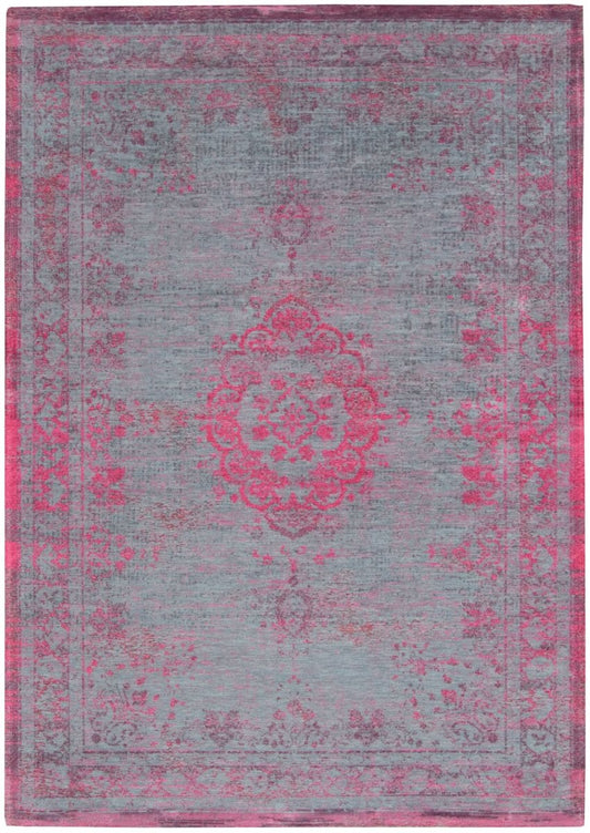 Louis De Poortere Fading World Medallion 8261 Pink Flash Rug - Love-Rugs