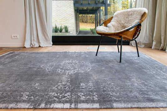 Louis De Poortere Fading World Medallion 9148 Stone Rug - Love-Rugs alternate image