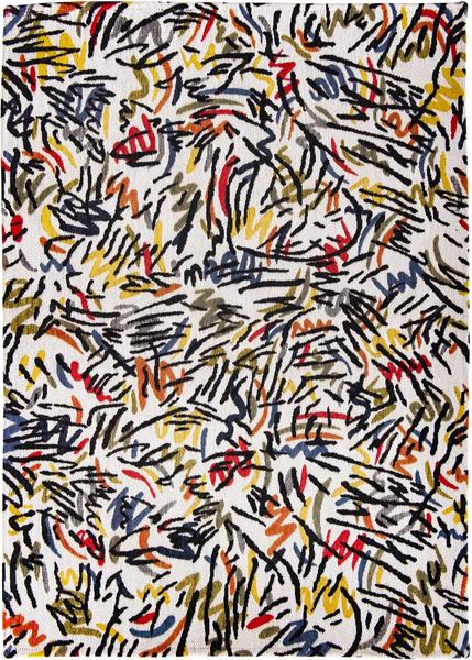 Louis De Poortere Gallery Graffito 9144 Street Graph Rug - Love-Rugs