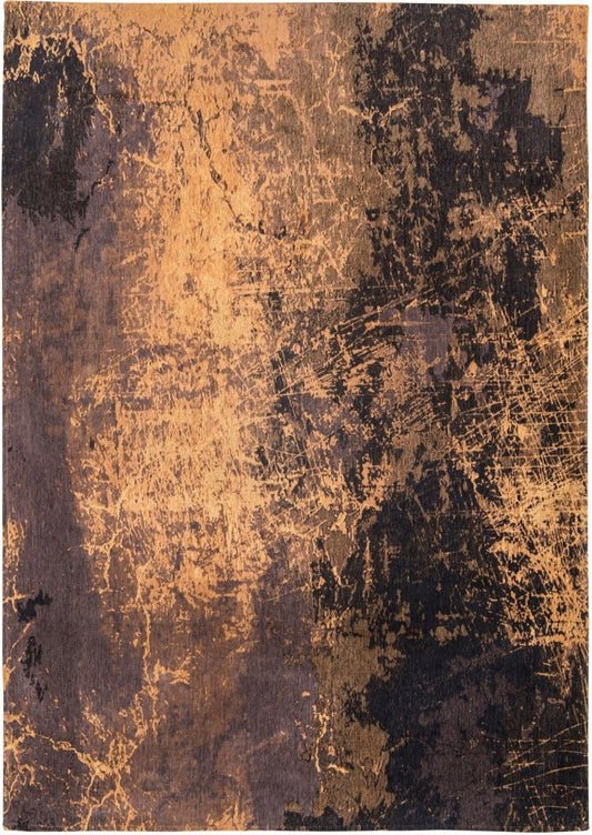 Louis De Poortere Mad Men Cracks 8618 Deep Mine Rug - Love-Rugs
