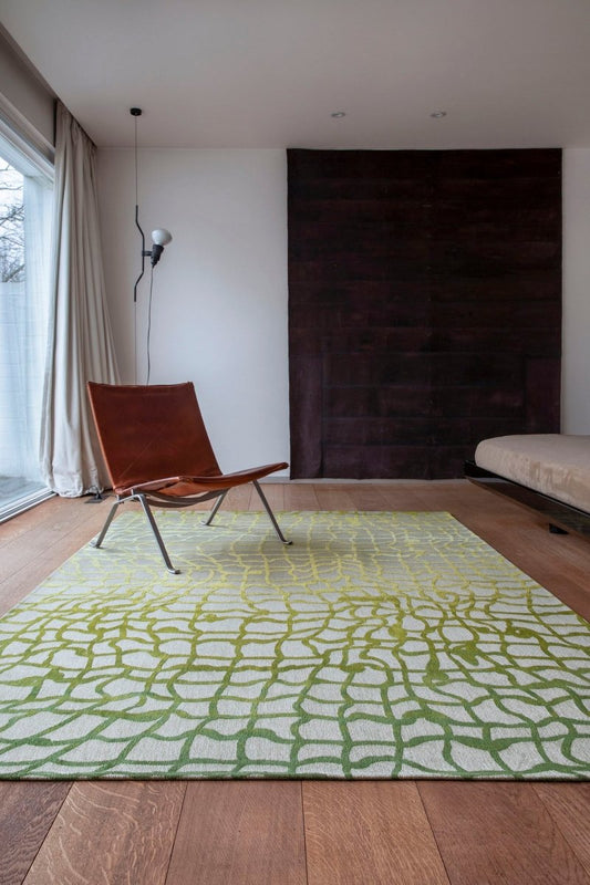 Louis De Poortere Mad Men Dedalo 9204 Republic Green Rug - Love-Rugs alternate image