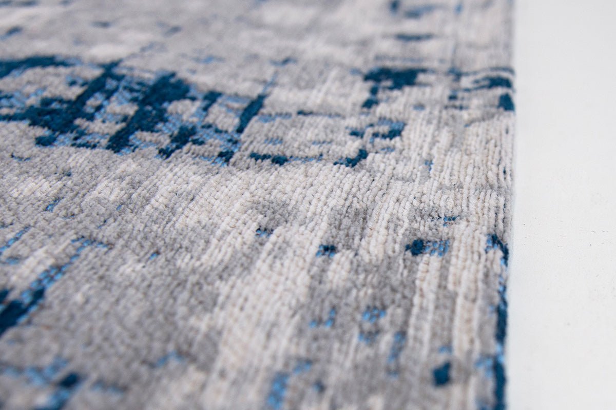 Louis De Poortere Mad Men Griff 8421 Bronx Azurite Rug – Love-Rugs