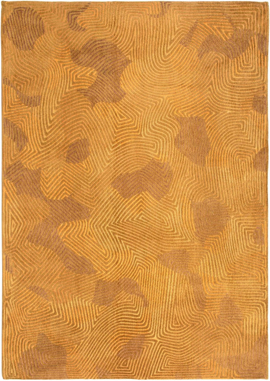 Louis De Poortere Meditation Coral 9226 Jelly Gold Rug - Love-Rugs