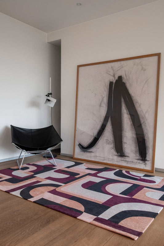 Louis De Poortere Nuance Module 9209 Pink Rohe Rug - Love-Rugs alternate image