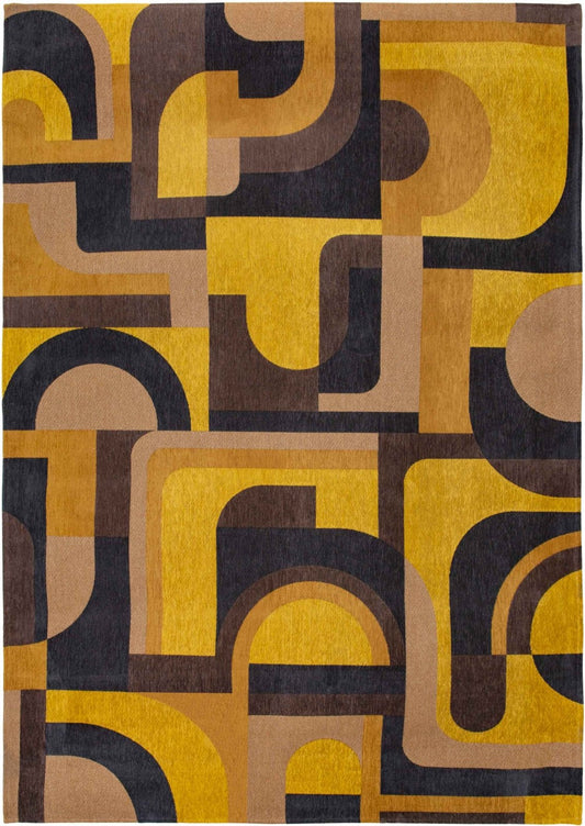 Louis De Poortere Nuance Module 9210 Yellow Meyer Rug - Love-Rugs