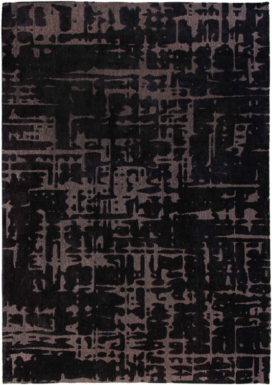 Louis De Poortere Structures Baobab 9200 Black Water Rug - Love-Rugs