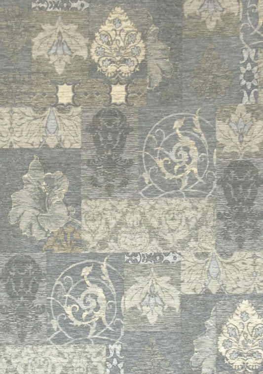 Love-Rugs Carlucci Blue Grey Patchwork Rug - Love-Rugs alternate image