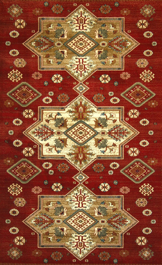 Love-Rugs Fibressa Lux Kazak Red Rug - Love-Rugs alternate image