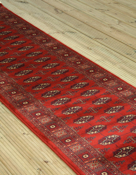 Love-Rugs Kirman Turkmen Red Runner Rug - Love-Rugs alternate image