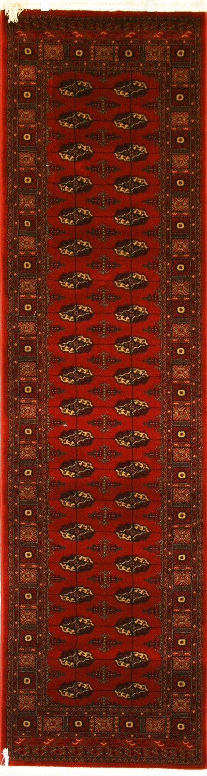 Love-Rugs Kirman Turkmen Red Runner Rug - Love-Rugs