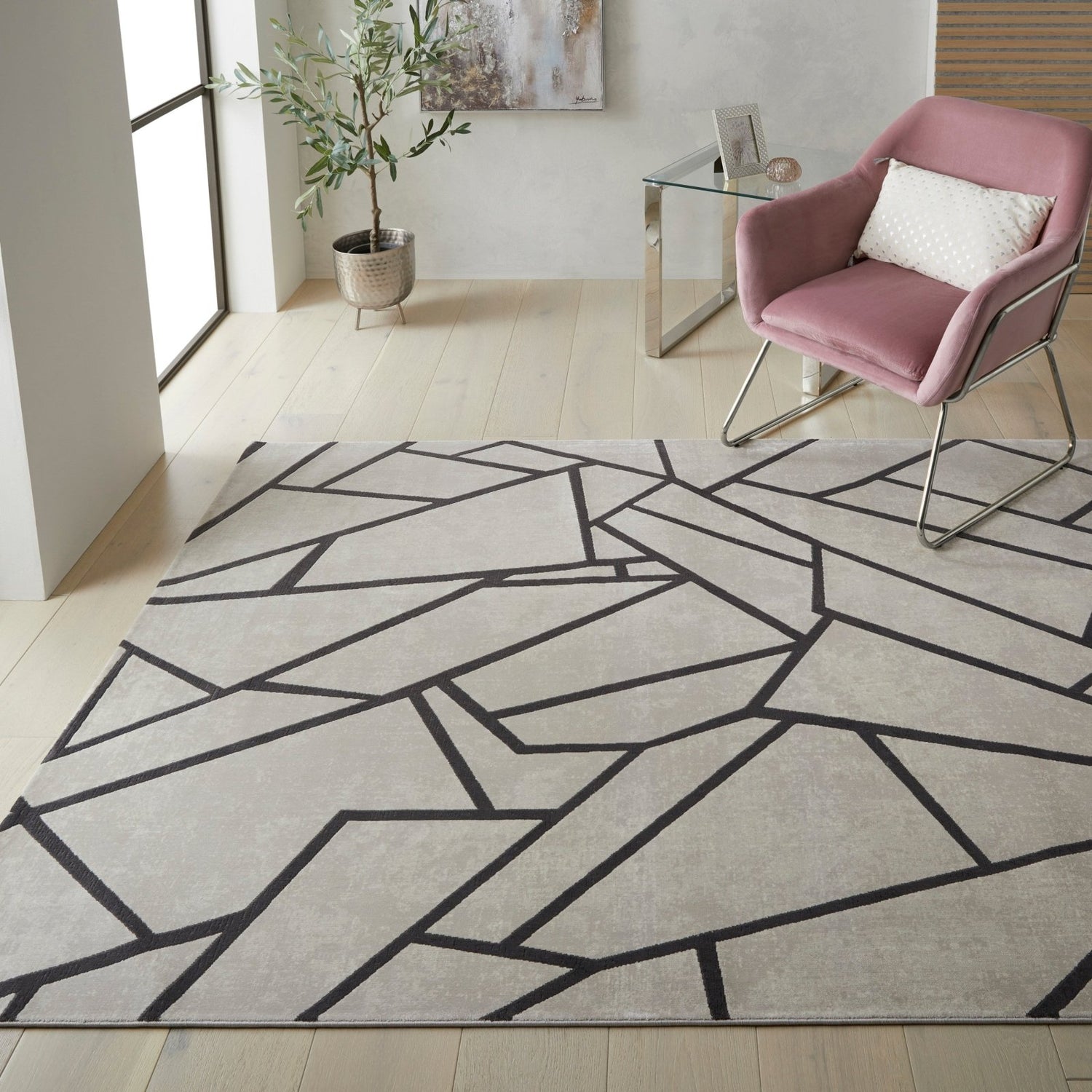 Lugano LUG06 LTGRYANT Rug - Love-Rugs