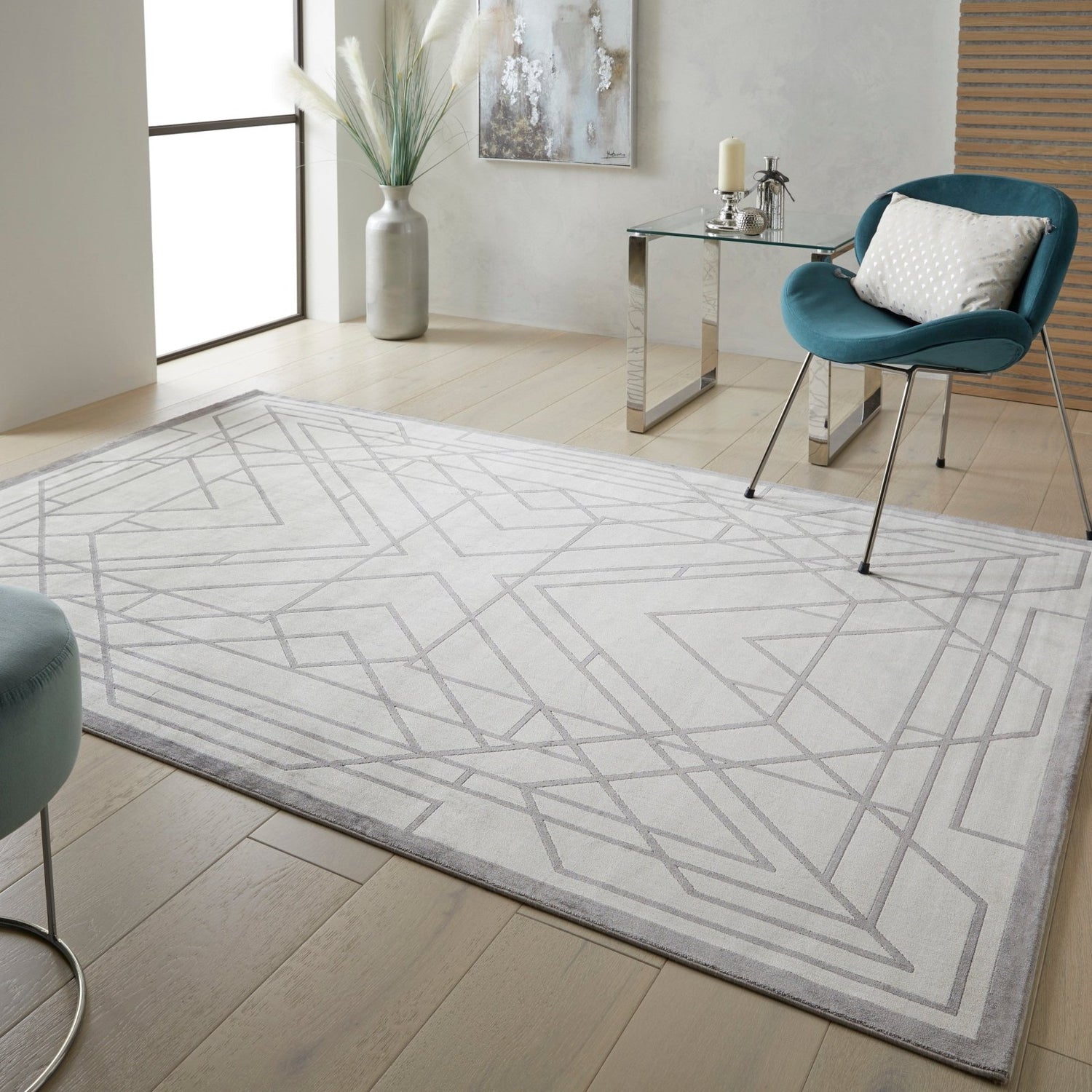 Lugano LUG07 IVGRY Rug - Love-Rugs