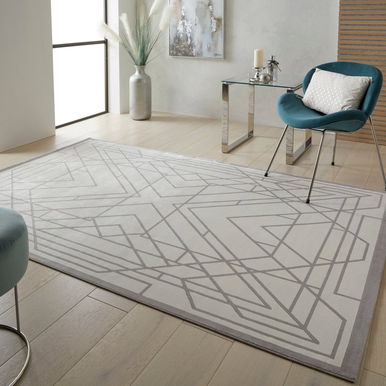 Lugano LUG07 IVGRY Rug - Love-Rugs