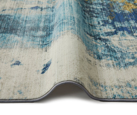 Lux Washable LUX04 BLUDG Rug - Love-Rugs alternate image
