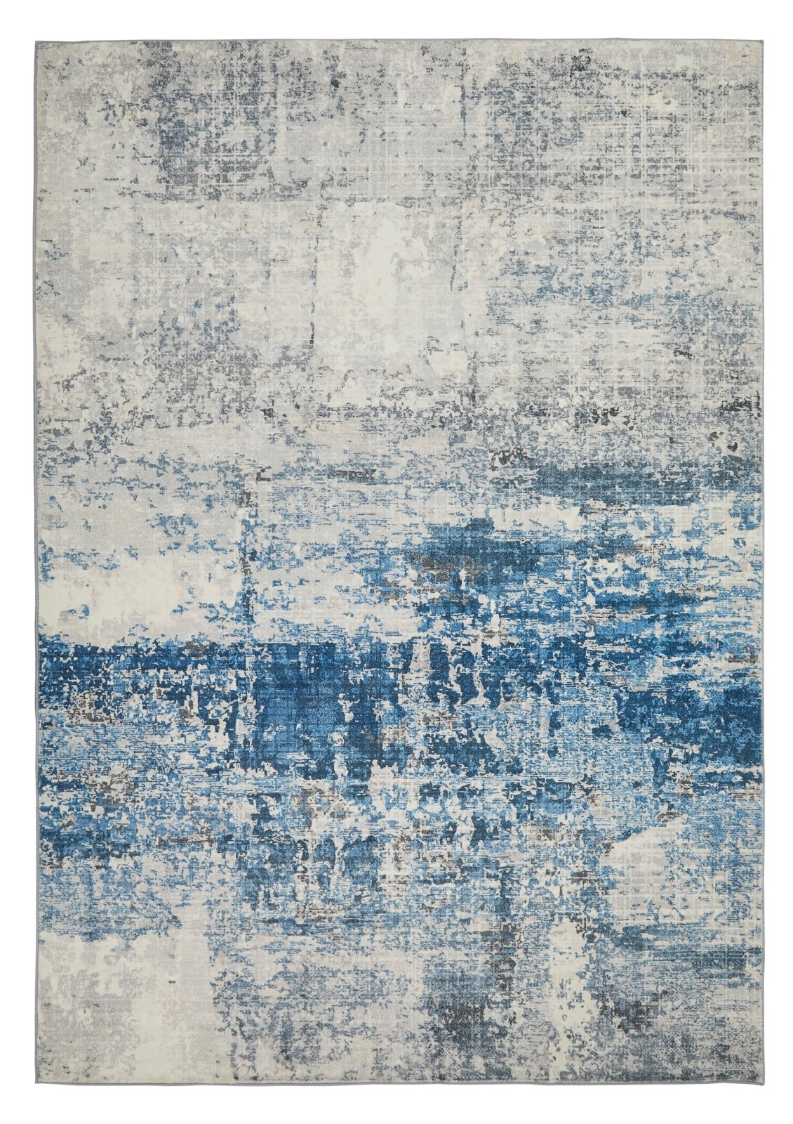 Lux Washable LUX07 IVBLU Rug - Love-Rugs