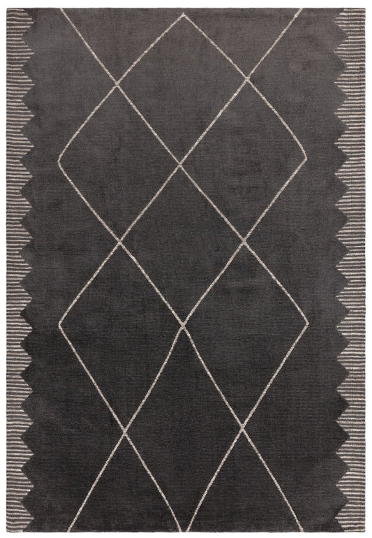 Mason Diamond Black Rug - Love-Rugs