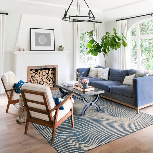 Mason Magnitude Blue Rug - Love-Rugs alternate image