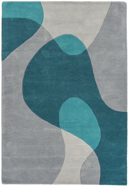 Matrix Arc Teal MAX57 Rug - Love-Rugs